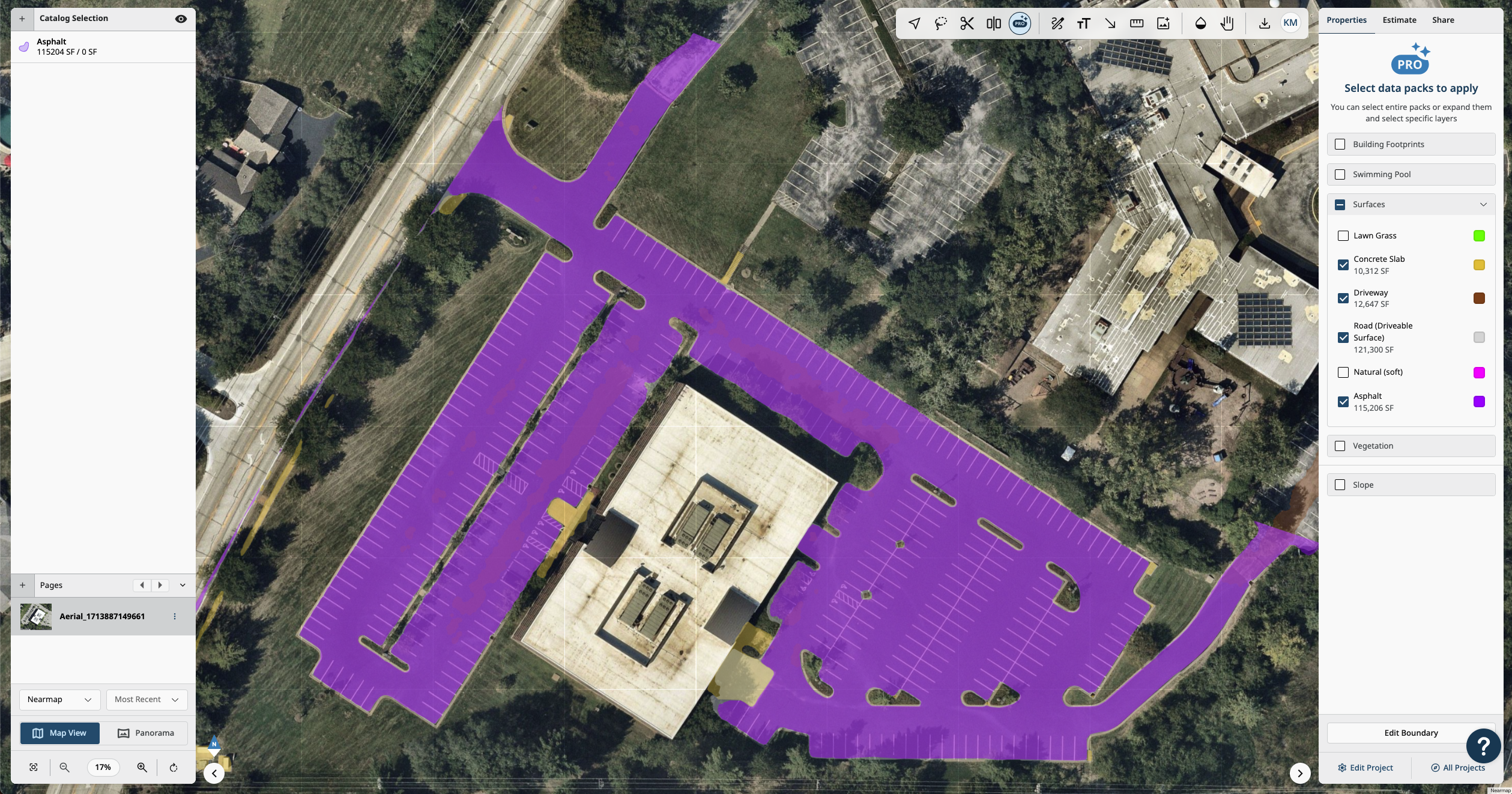 Product Illustration | Map Aerial - PRO Select data packs to apply