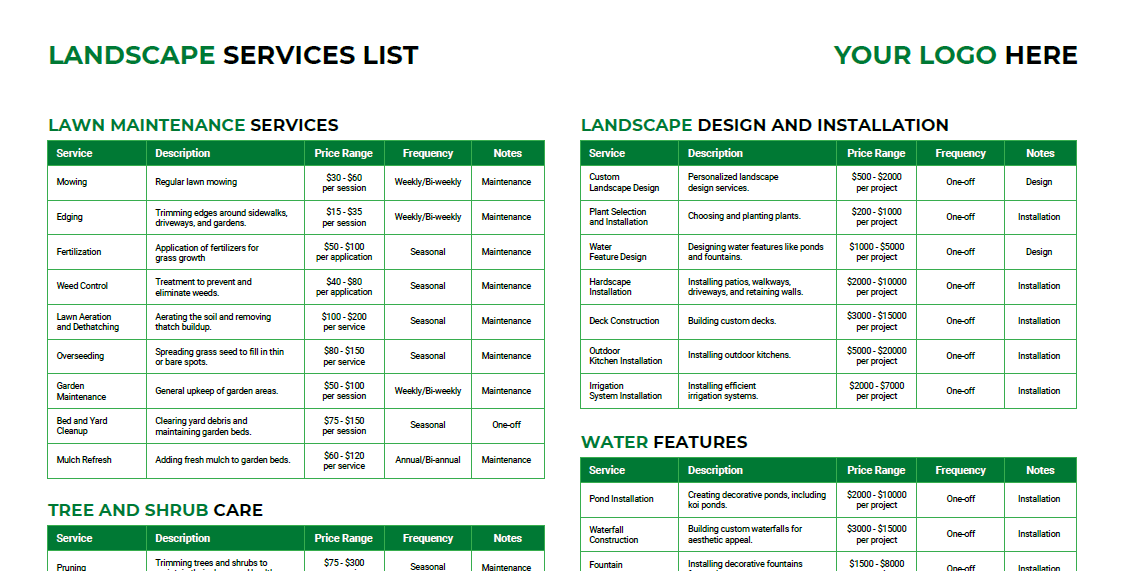 Landscaping Services Template > Image 1