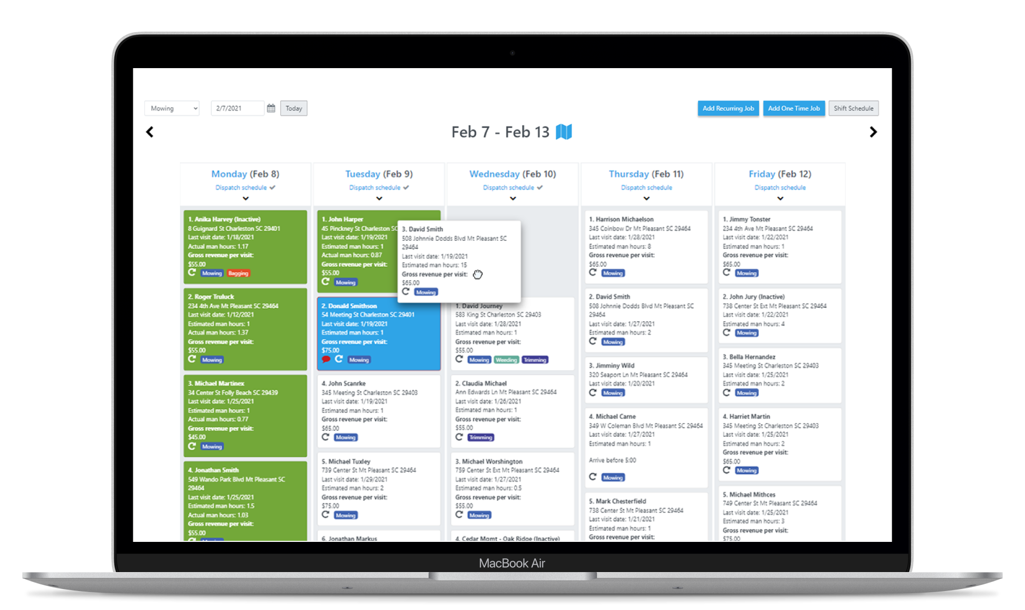 Product Screenshot (Polished) | Crew Control - Scheduling