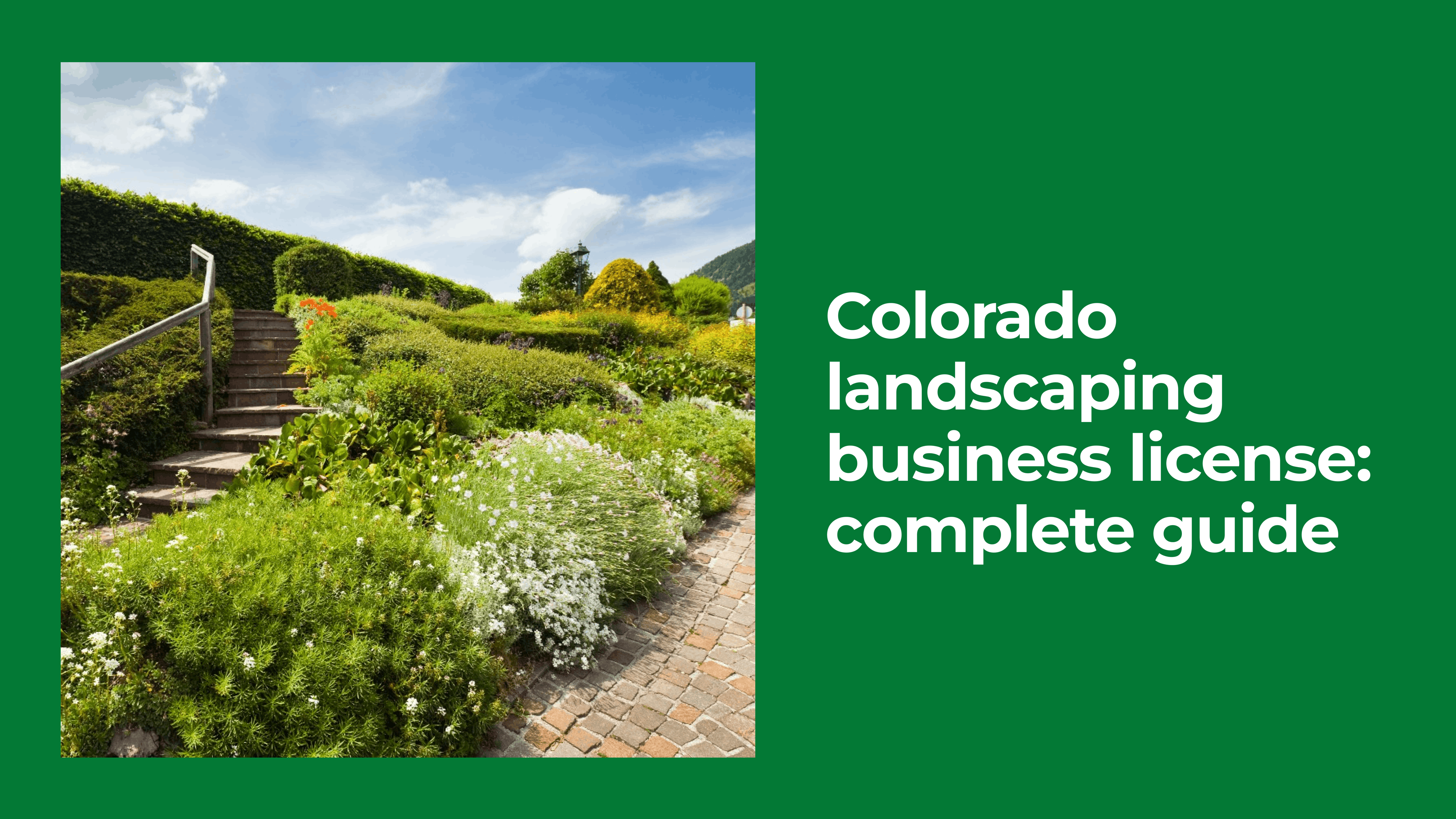 Colorado Landscaping Business License: Complete Guide