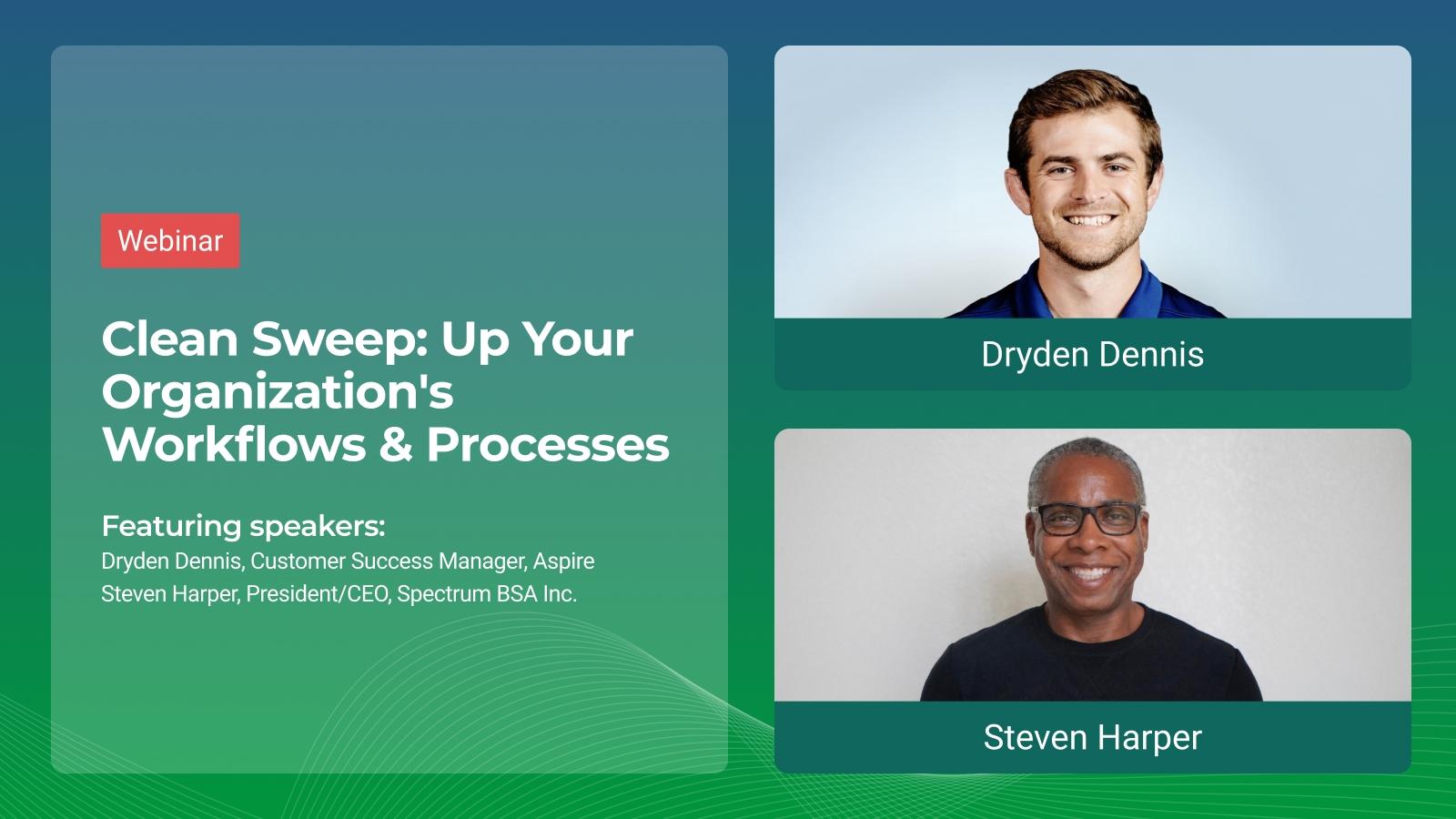 Clean Sweep: Up Your Organization's Workflows & Processes